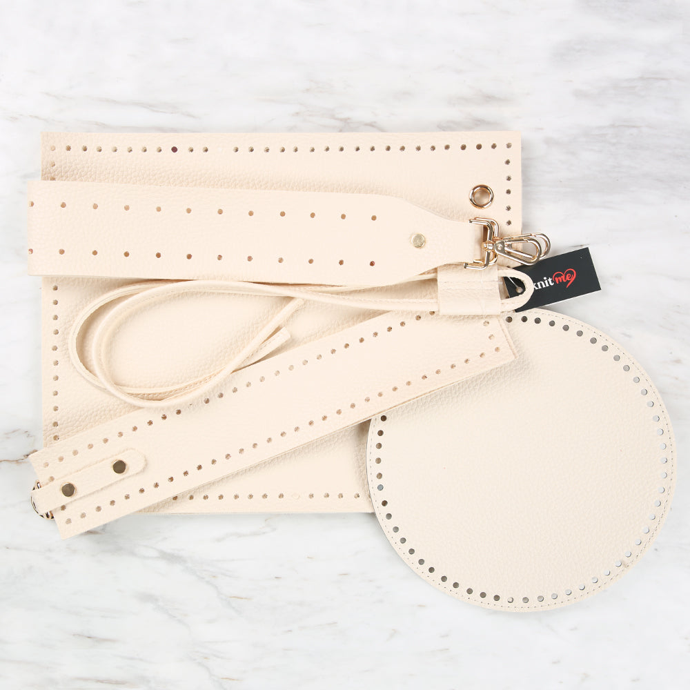 Knitme Bucket Bag Set Cream BA-0114