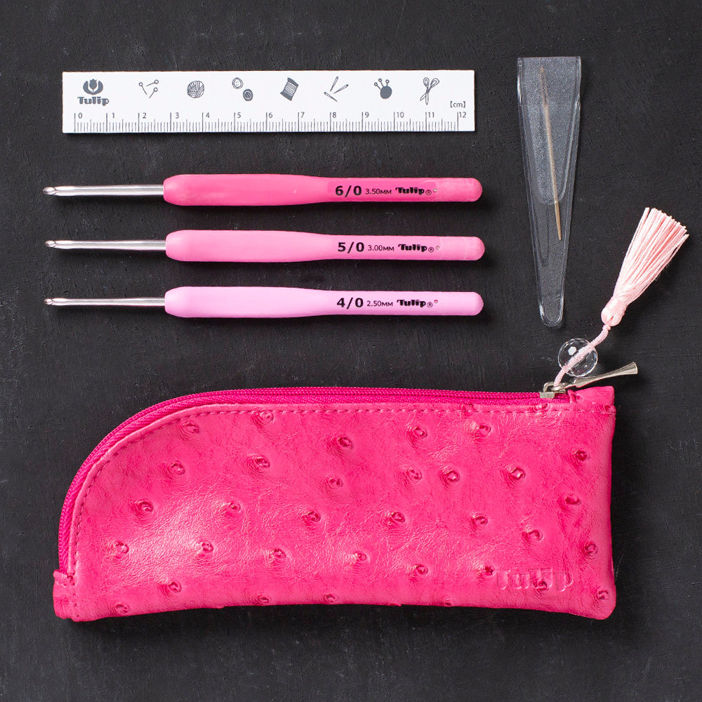 Tulip Etimo Rose Crochet Hook with Soft Cushion Set - Ter-15e
