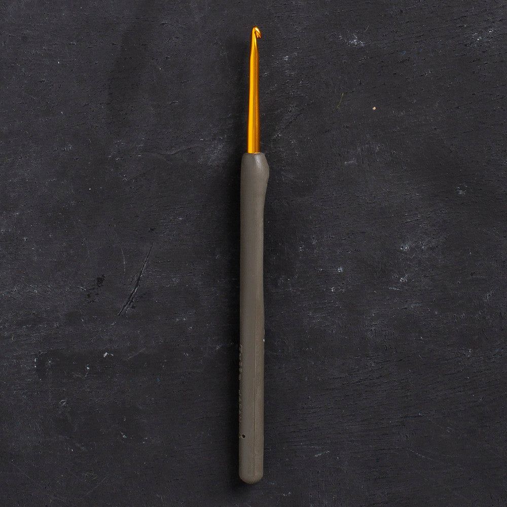 Tulip Etimo 3 mm Crochet Hook with Soft Handle - Brown - T15-500e