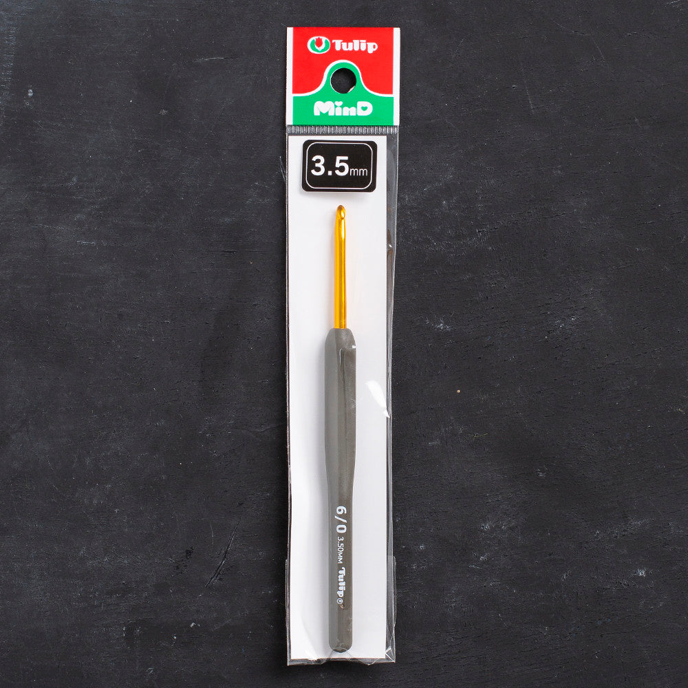 Tulip Etimo 3.5 mm Crochet Hook with Soft Handle - Brown - T15-600e