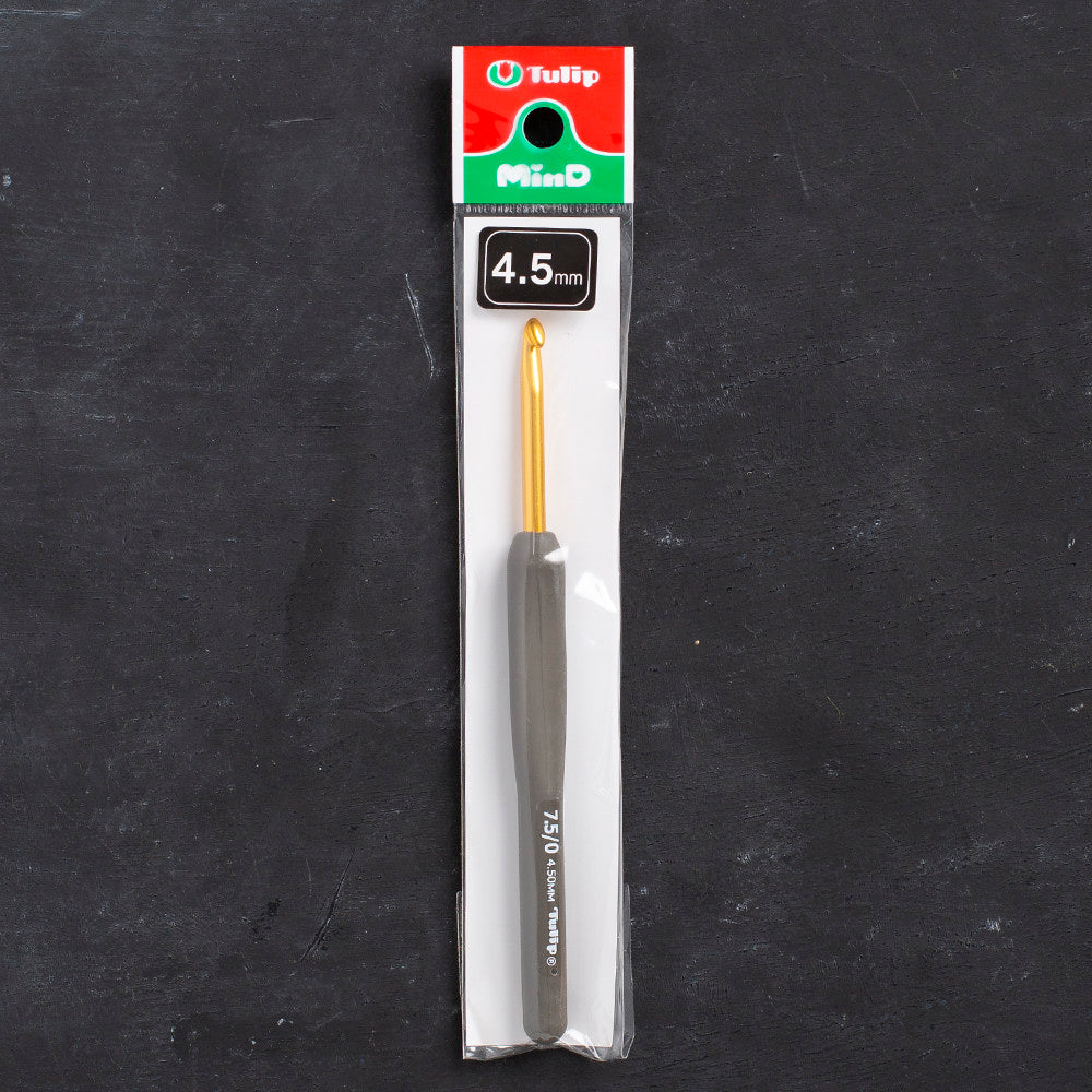 Tulip Etimo 4.5 mm Crochet Hook with Soft Handle - Brown - T15-750e