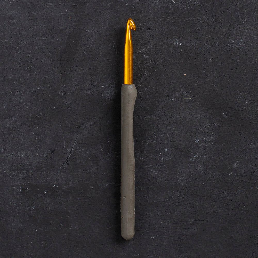 Tulip Etimo 6 mm Crochet Hook with Soft Handle - Brown - T15-100e