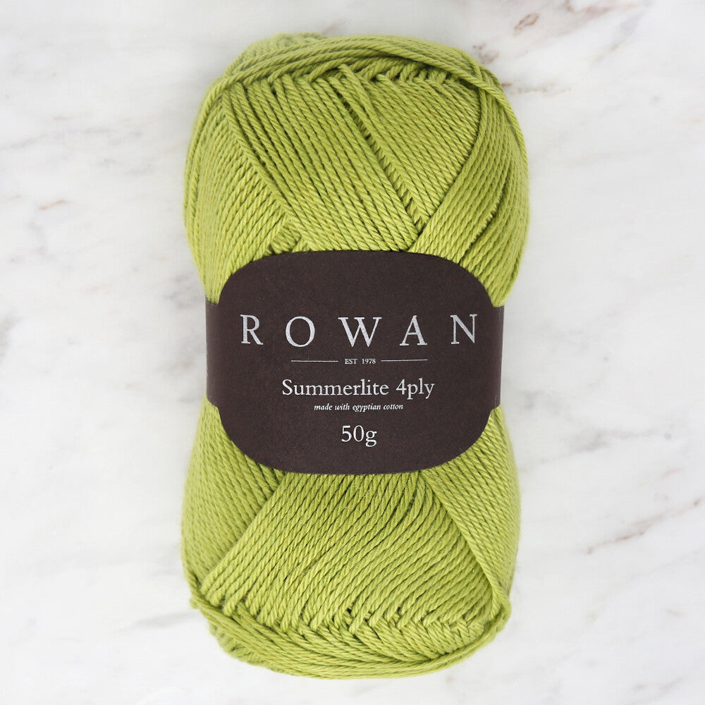 Rowan Summerlite 4Ply Yarn, Green - 00449