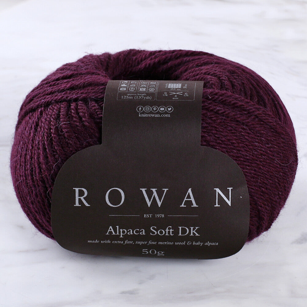 Rowan Alpaca Soft DK Yarn, Brown - 00230
