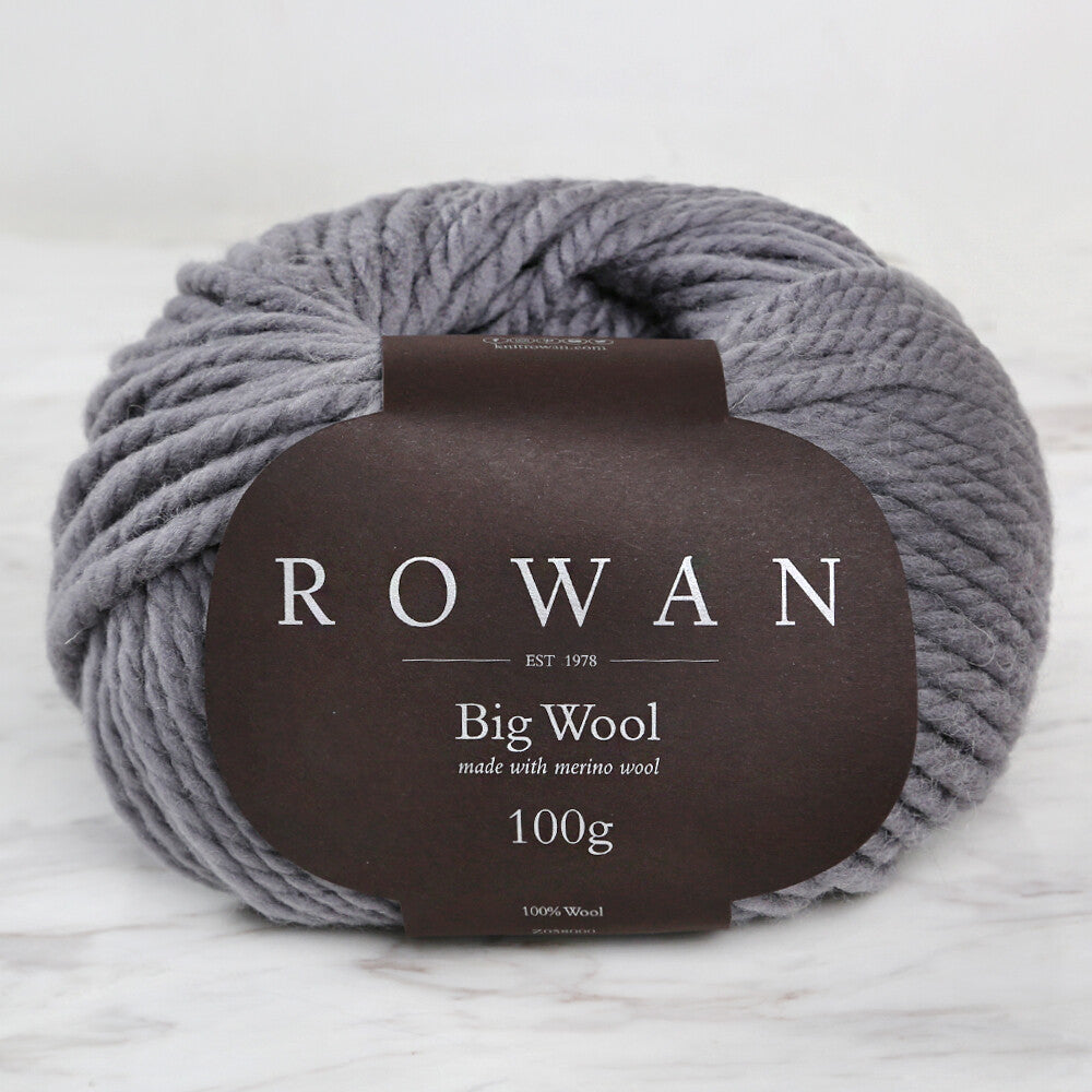 Rowan Big Wool Yarn, Grey - 00056