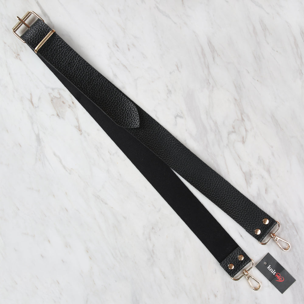 Knitme Belt Buckle Bag Hanger 125x4 cm Black BA-0005