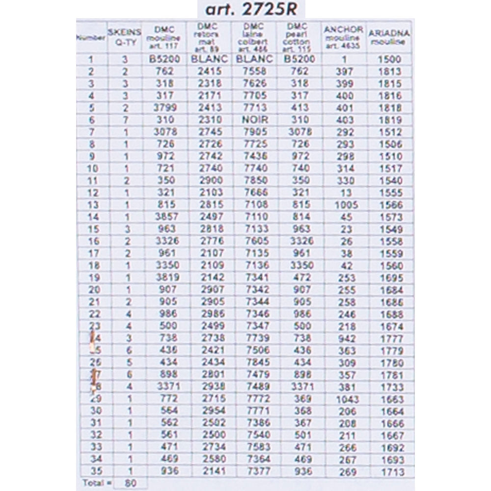 Orchidea 50x70cm Printed Gobelin, Pierre Garnier Vase of Flowers and a Fan - 2725R