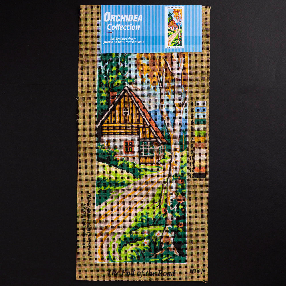 Orchidea 19x50cm Printed Gobelin, The End of Road - H16J