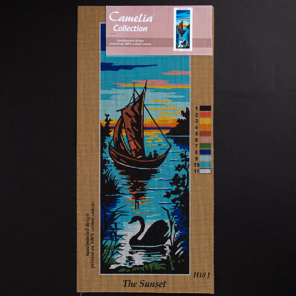 Orchidea 18x50cm Printed Gobelin, The Sunset - H18J