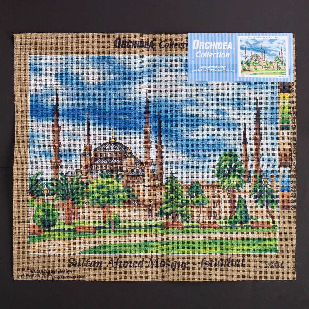 Orchidea 40x50cm Printed Gobelin, Sultan Ahmet Mosque - Istanbul - 2735M