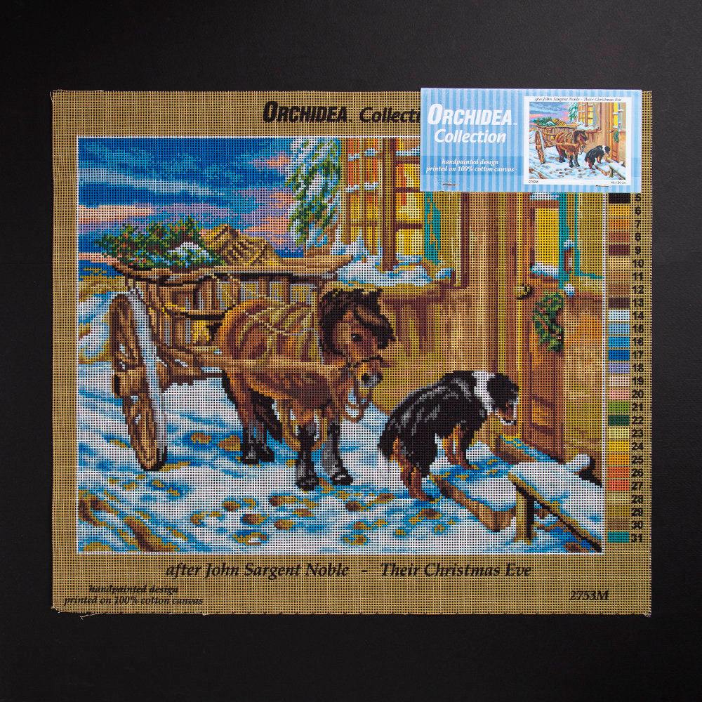 Orchidea 40x50cm Printed Gobelin, John Sargent Noble - Their Christmas Eve - 2753M