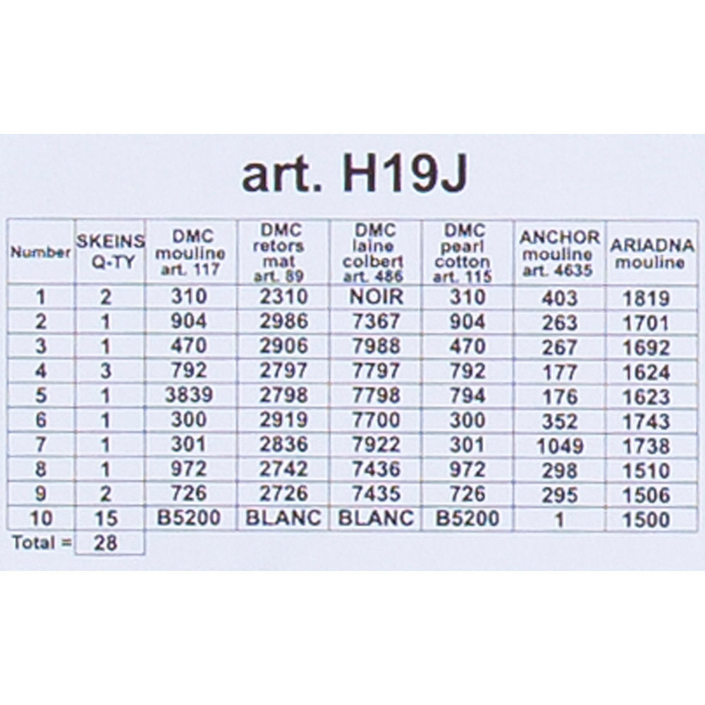 Orchidea 20x50cm Printed Gobelin, Bouquet of Wild Flowers - H19J