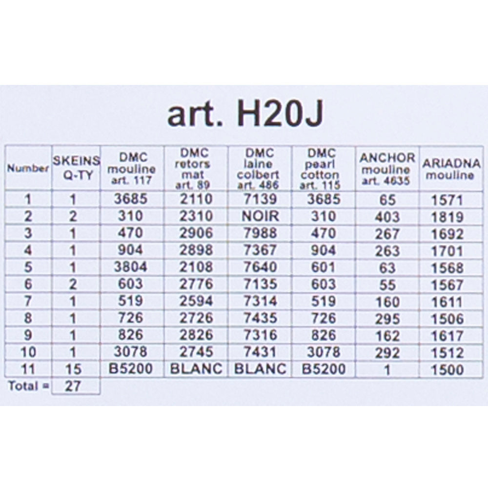 Orchidea 20x50cm Printed Gobelin, Bouquet of Wild Flowers - H20J