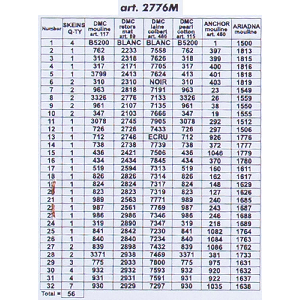 Orchidea 40x50cm Printed Gobelin, Luis Marie Lemaire - Still Life of Roses - 2776M