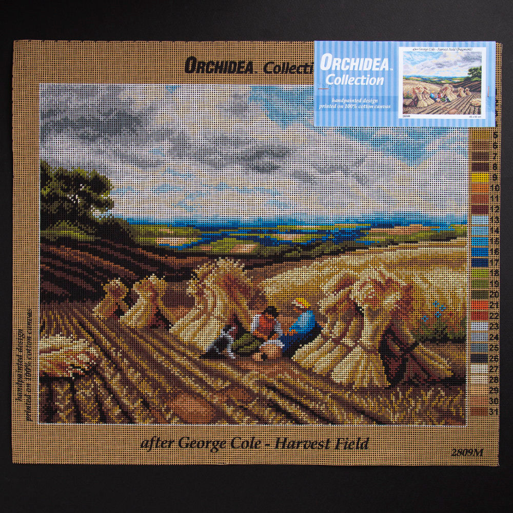 Orchidea 40x50cm Printed Gobelin, George Cole - Harvest Field - 2809M