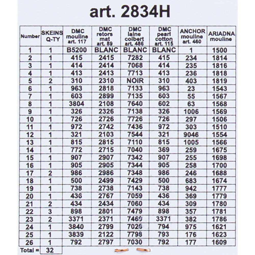 Orchidea 24x30cm Printed Gobelin, Josef Lauer - Still Life with Flowers - 2834H