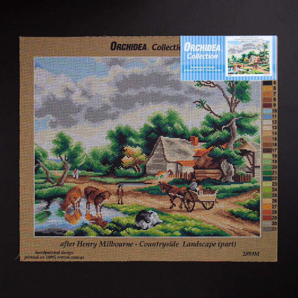 Orchidea 40x50cm Printed Gobelin, Henry Milbourne - Countryside Landscape - 2859M