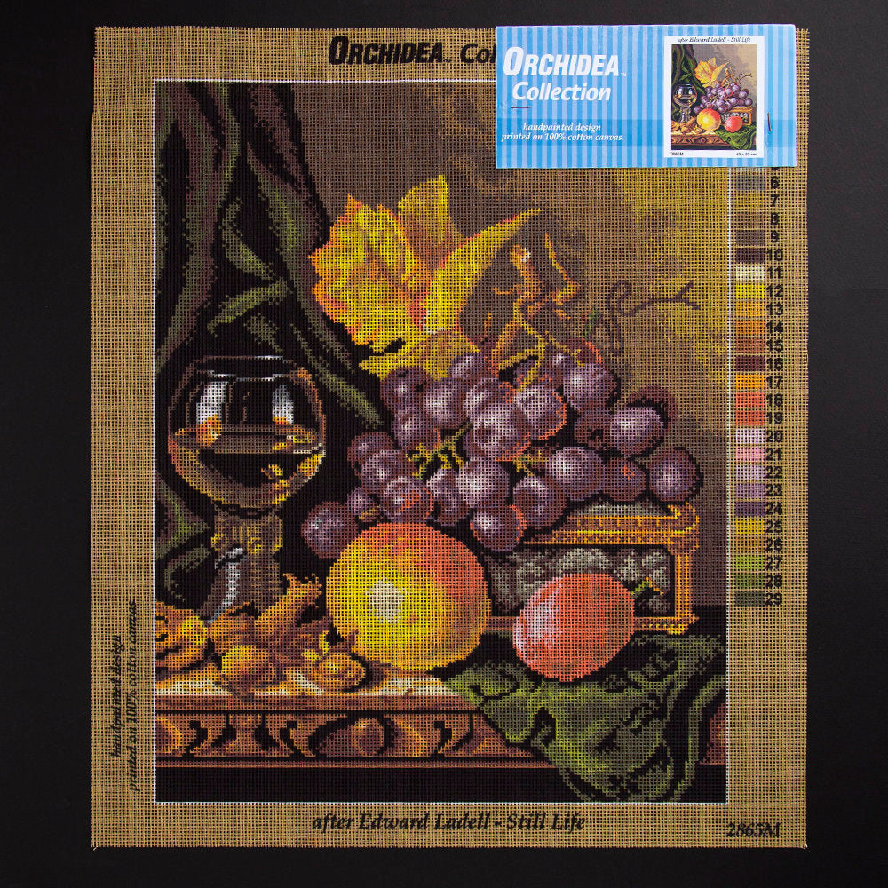 Orchidea 40x50cm Printed Gobelin, Edward Ladell - Still Life - 2865M