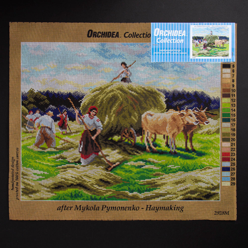 Orchidea 40x50cm Printed Gobelin, Mykola Pymonenko - Haymaking - 2928M