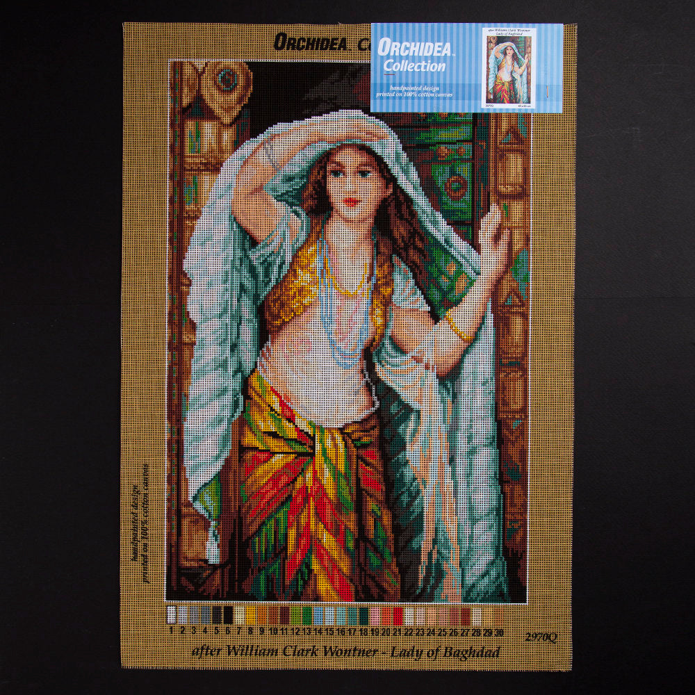 Orchidea 40x60cm Printed Gobelin, William Clarke Wontner - Lady of Baghdad - 2970Q