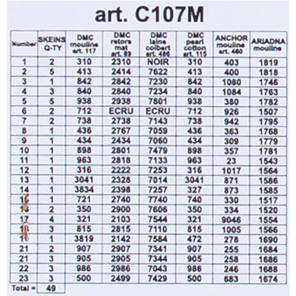 Orchidea 40x50cm Printed Gobelin, Poppies - C107M