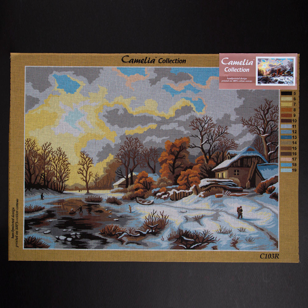 Orchidea 50x70cm Printed Gobelin, Winter Sun - C103R