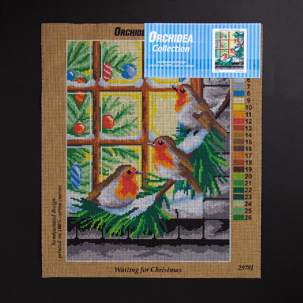 Orchidea 30x40cm Printed Gobelin, Waiting for Christmas - 2978J