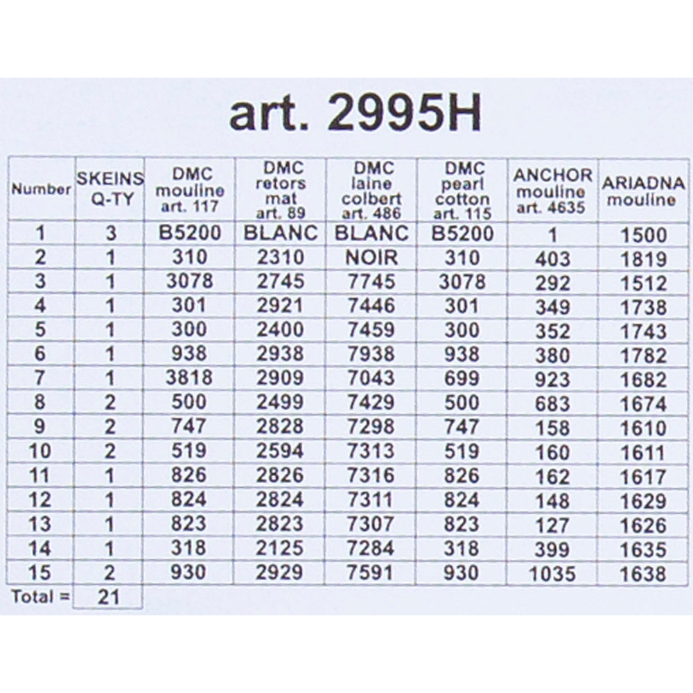 Orchidea 24x30cm Printed Gobelin, Winter Night - 2995H