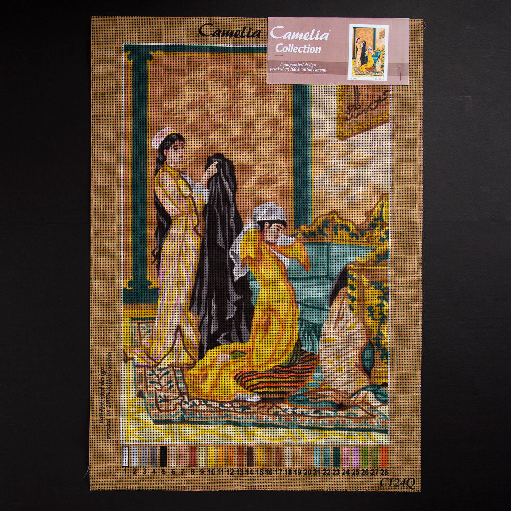 Orchidea 40x60cm Printed Gobelin, Osman Hamdi Bey - Sultan's Favorite - C124Q