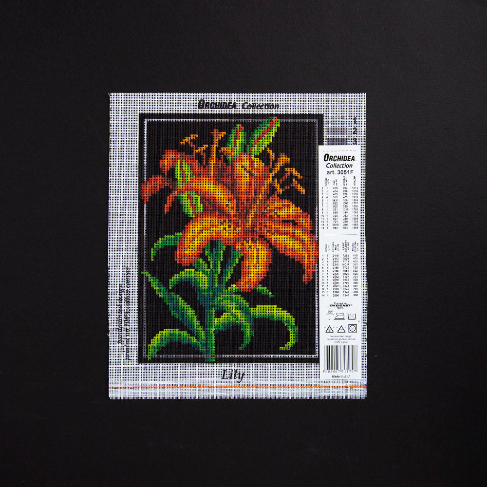 Orchidea 18x24cm Printed Gobelin, Lily - 3051F