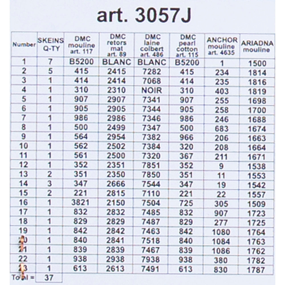 Orchidea 30x40cm Printed Gobelin, Paul de Longpre - Red Poppies - 3057J