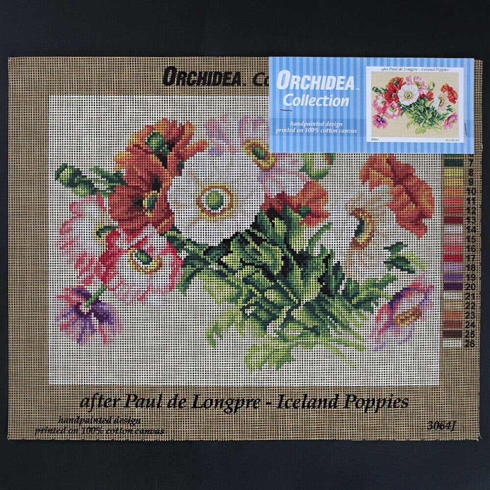 Orchidea 30x40 cm Printed Gobelin 3064J