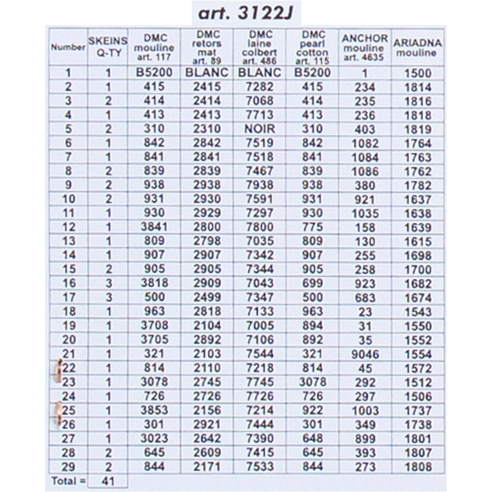 Orchidea 30x40cm Printed Gobelin, Franz Xaver Birkinger Floral Still Life - 3122J