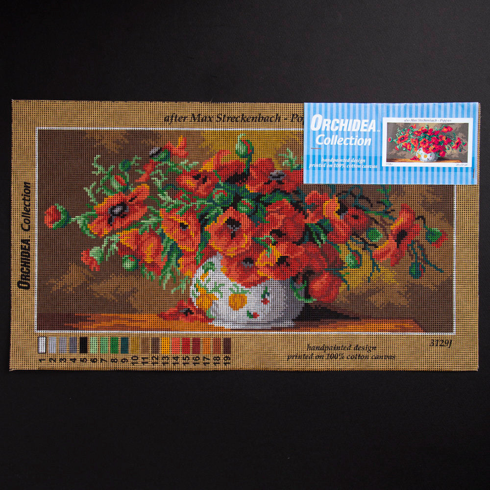 Orchidea 30x40cm Printed Gobelin, Max Steckenbach - Poppies - 3129J