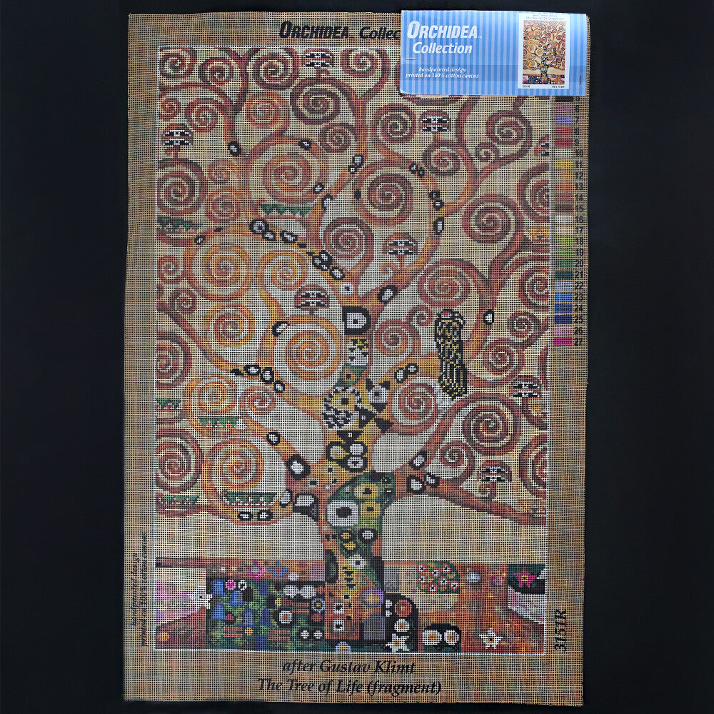 Orchidea 45x70 cm Gustav Klimt - The Tree Of Life Fragment Printed Gobelin 3151R