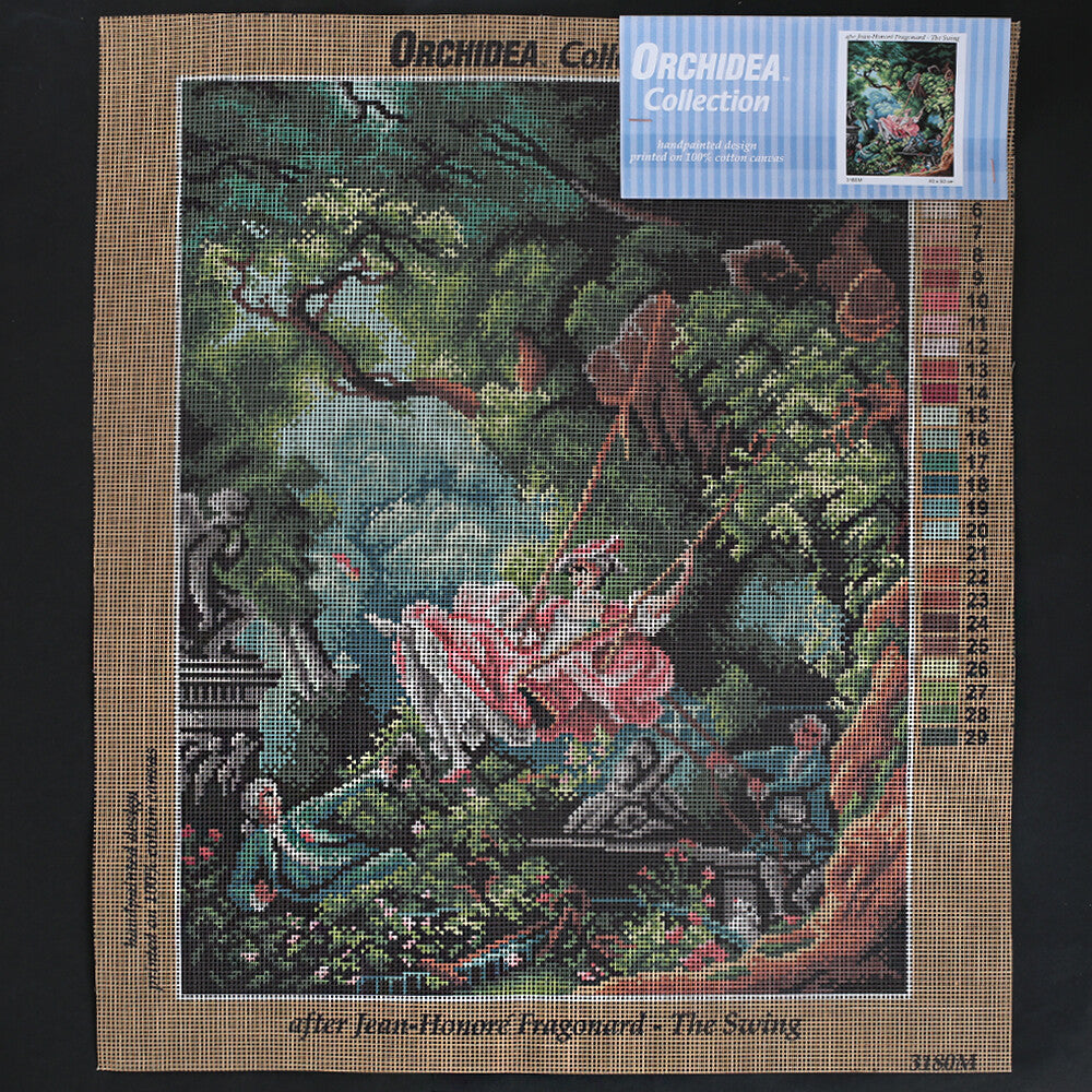 Orchidea 40x50 cm Jean-Honore Fragonard - The Swing Printed Gobelin 3180M