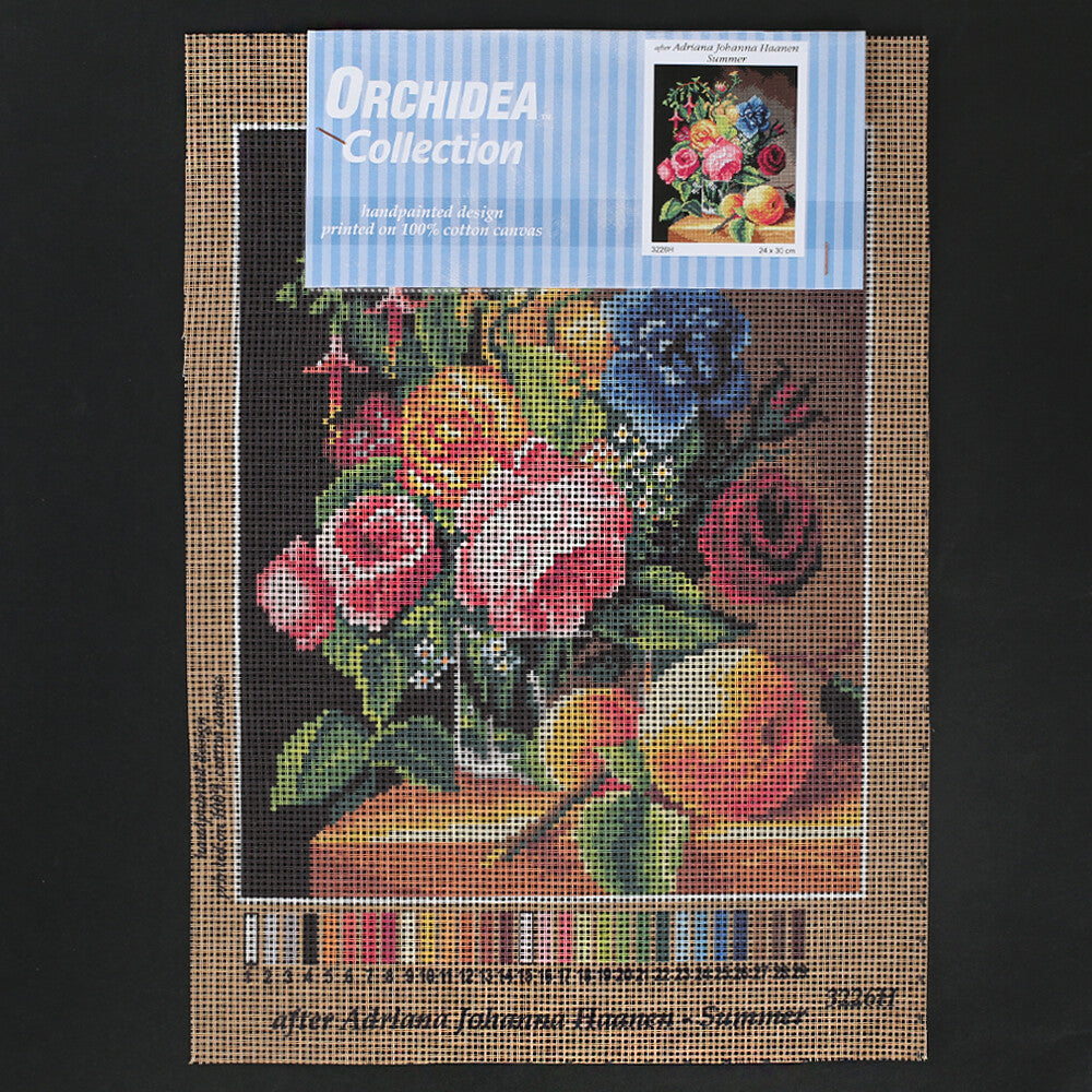 Orchidea 24x30 cm Adriana Johanna Haanen - Summer Printed Gobelin 3226H