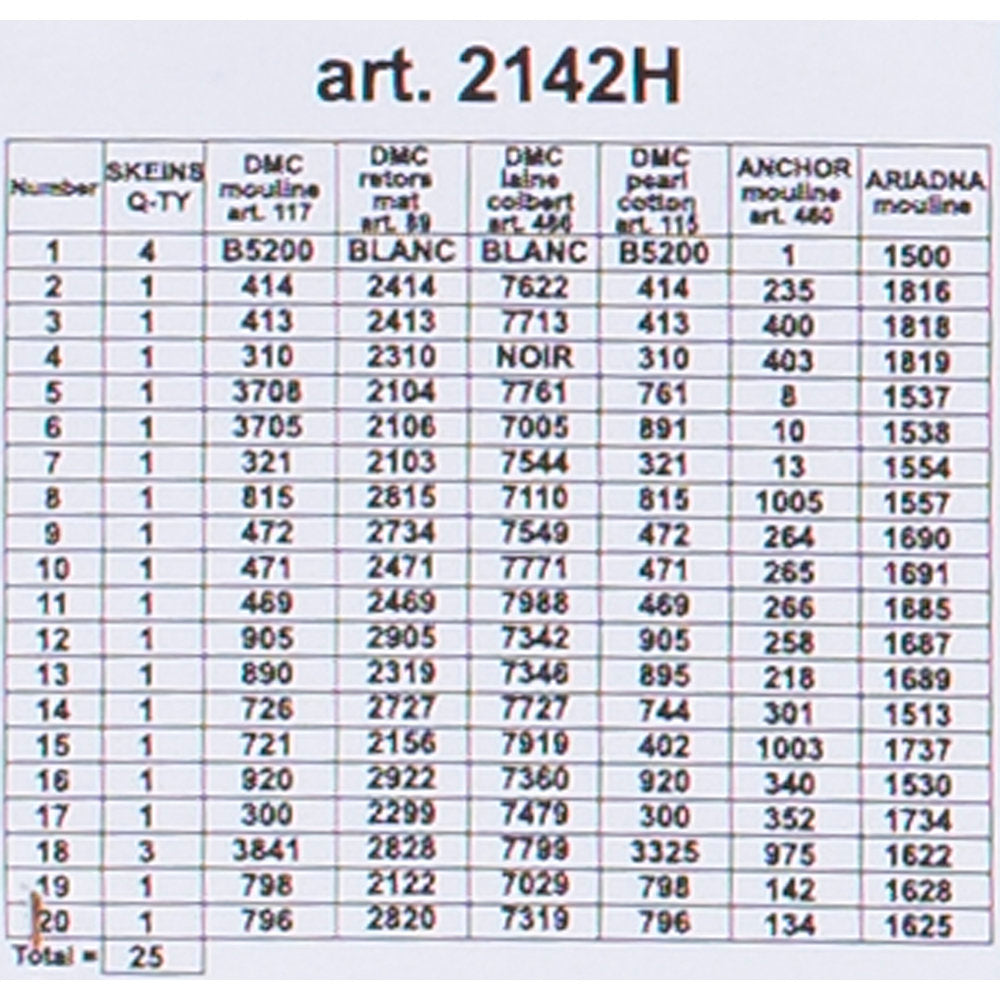 Orchidea 24x30cm Printed Gobelin, Butterflies on a Meadow - 2142H