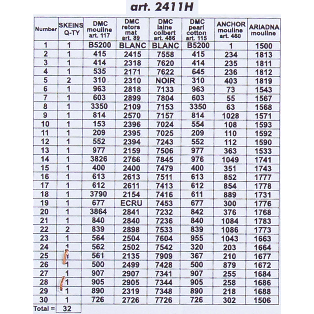 Orchidea 24x30cm Printed Gobelin, Flowers in My Garden - 2411H