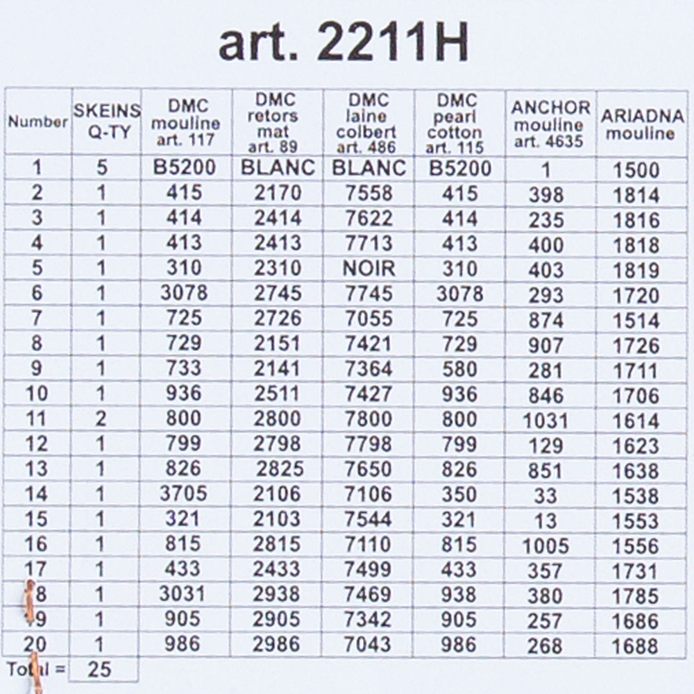 Orchidea 24x30cm Printed Gobelin, Winter Landscape with Tits - 2211H