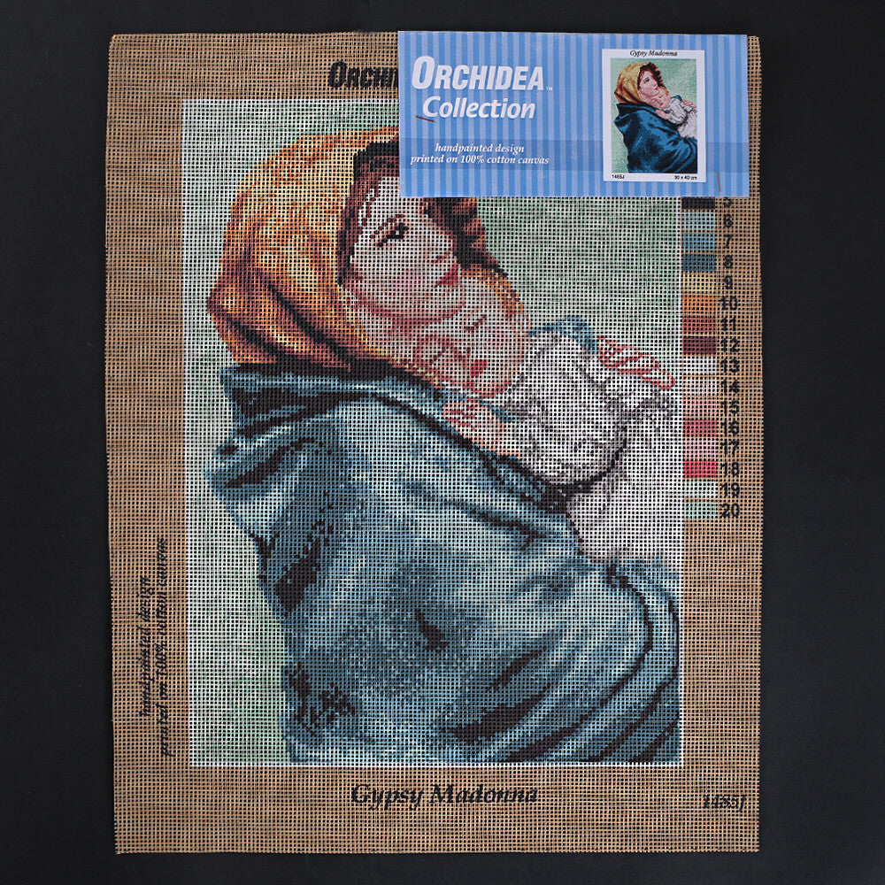 Orchidea 30x40 cm Gypsy Madonna Printed Gobelin 1485J