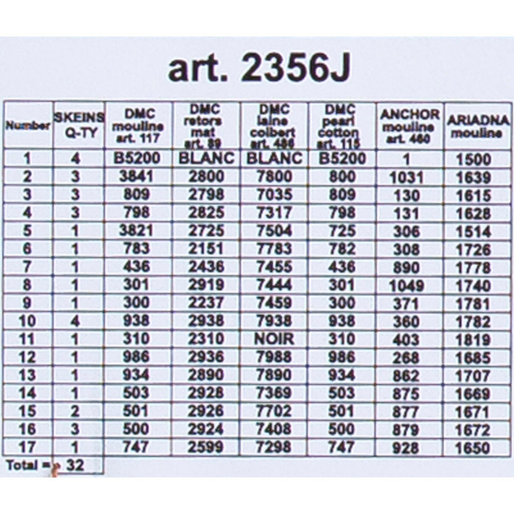 Orchidea 30x40cm Printed Gobelin, Winter Landscape - 2356J