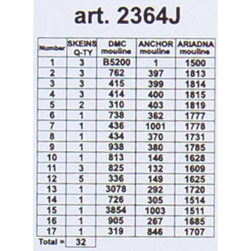 Orchidea 30x40cm Printed Gobelin, Silent Night - 2364J