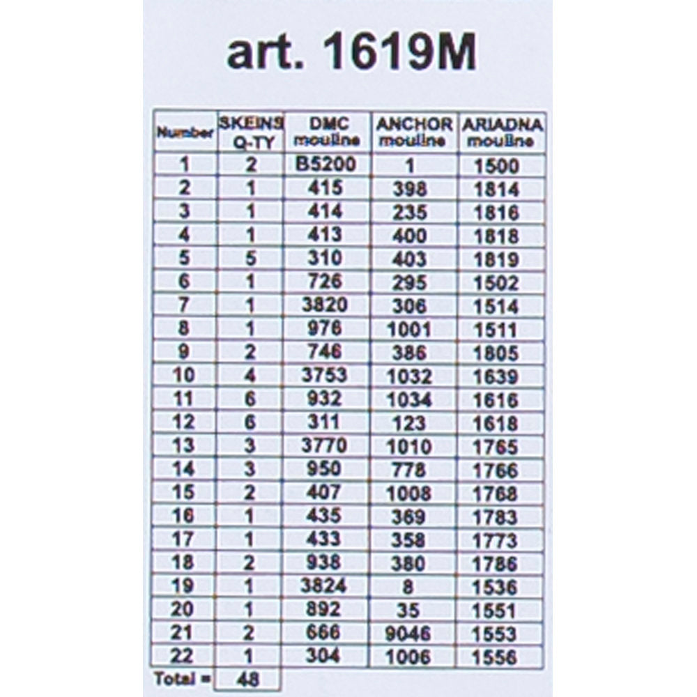 Orchidea 40x50cm Printed Gobelin, Gipsy Woman - 1619M