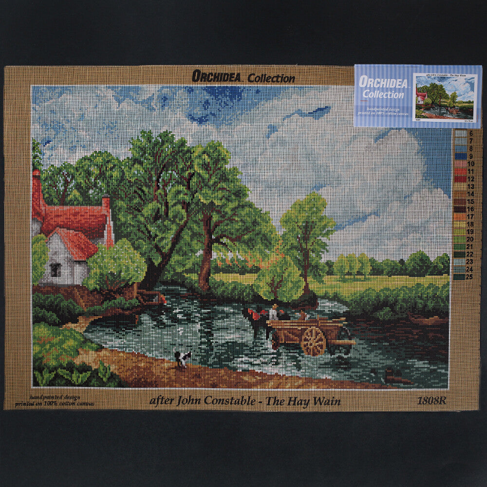 Orchidea 50x70 cm John Constable - The Hay Wain Printed Gobelin 1808R