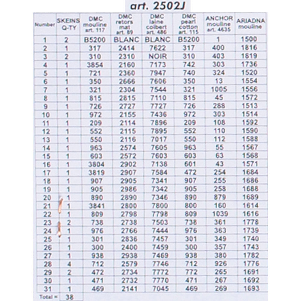 Orchidea 30x40cm Printed Gobelin, Bouquet of Wildflowers - 2502J