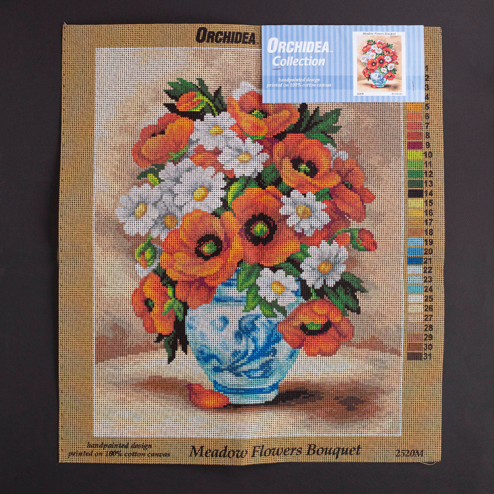 Orchidea 40x50cm Printed Gobelin, Meadow Flowers Bouquet - 2520M