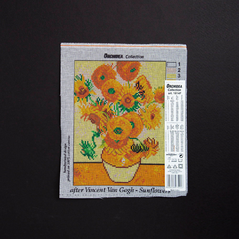 Orchidea 18x24cm Printed Gobelin, After Vincent: Van Gogh - Sunflowers - 1814F