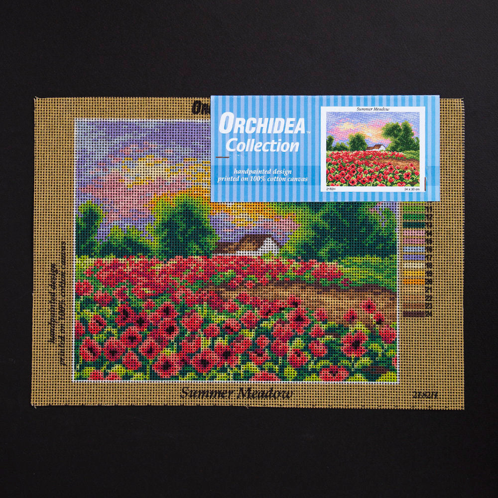 Orchidea 24x30cm Printed Gobelin, Summer Meadow - 2182H