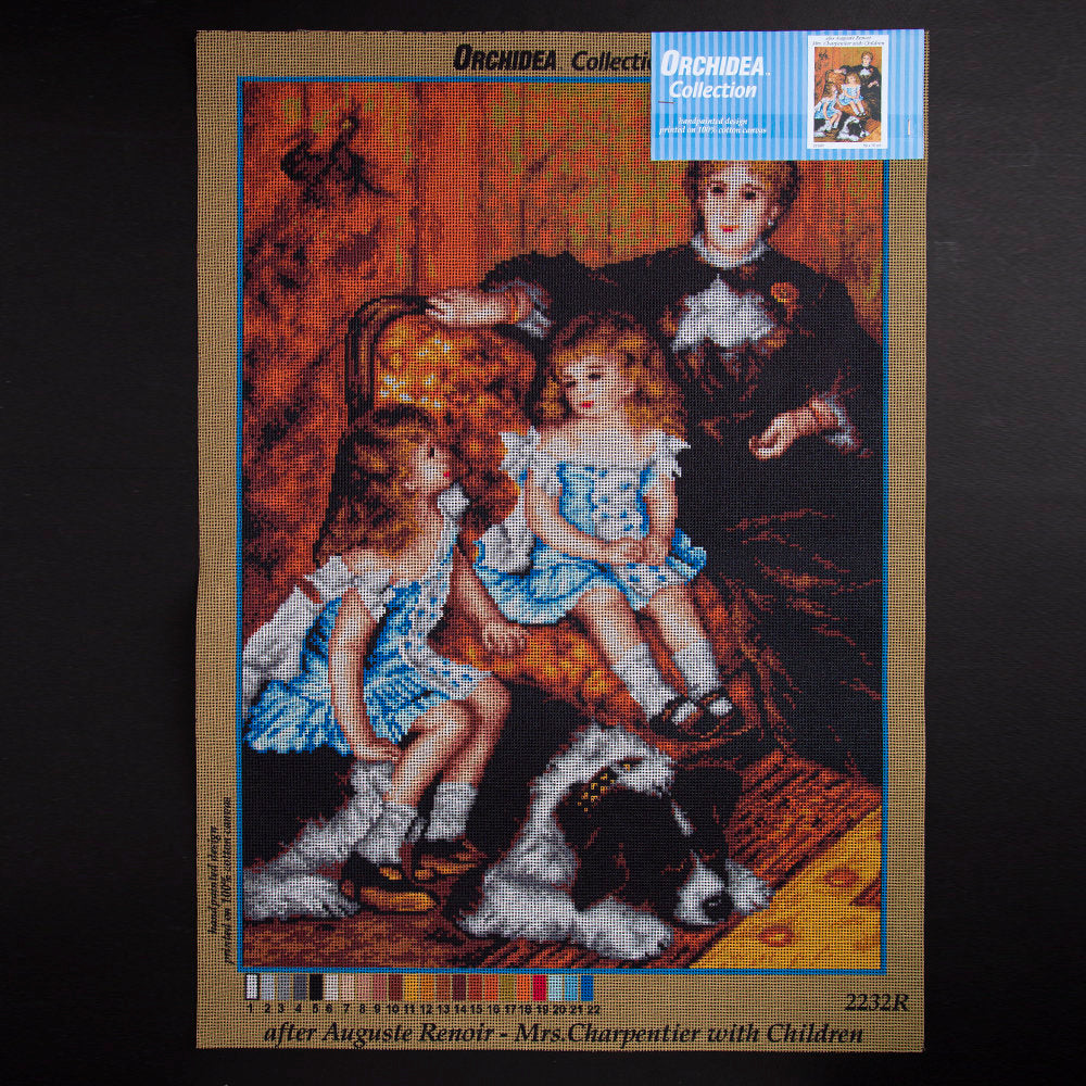 Orchidea 50x70cm Printed Gobelin, Auguste Renoir - Mrs. Charpentier with Children - 2232R